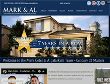 Tablet Screenshot of markandal.com